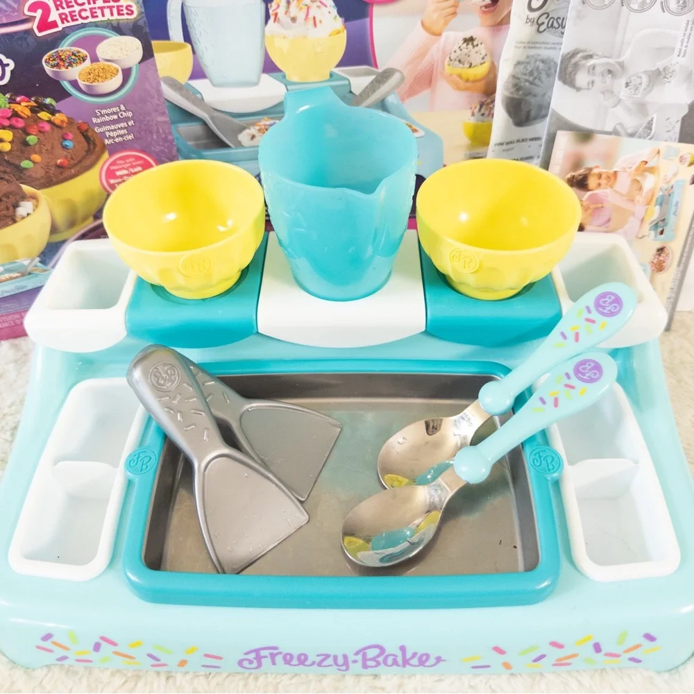 Freezy Bake Ice Cream Maker Set + Refills Complete Kit